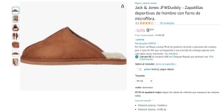 Pantunflas de ir por casa Jack and Jones para hombre por 9,99€