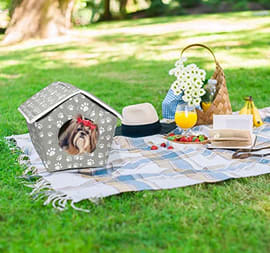 Casa Sogni e capricci PET HOUSE de mascotas impresas, 26x33x33cm por 7,72€