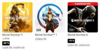 Mortal Kombat 11 o X por $100 en PlayStation Store