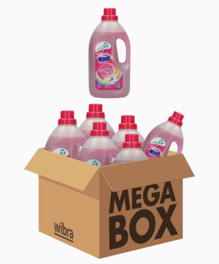 6 flessen vloeibaar wasmiddel 1,5 liter voor € 14.99 bij de Wibra