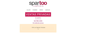 Promoción Spartoo: 10% de ahorro Socios Premium