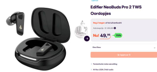 Edifier NeoBuds Pro - HiRes volledig draadloze oordopjes met Noise Cancelling voor €49,95 bij Ibood