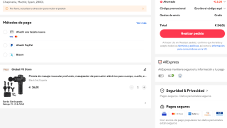 Pistola Fascia Gun Set de Masaje Muscular 30 Niveles Ajustable por solo 24,01€