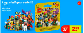 LEGO® Minifiguren Serie 25 voor €2,99 bij Kruidvat