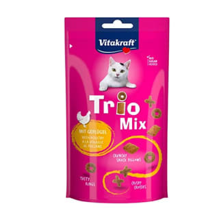 Vitakraft Cojín Crujiente con Forma de anillo para Gato Snacks Trío Mix 8x 60g a solo 4,31€