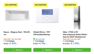 Tot 50% korting op Warmtepompen en Isolatiemateriaal