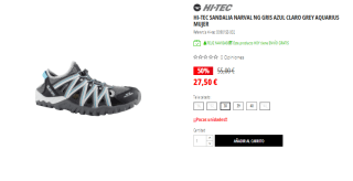Sandalias de Mujer Hi-tec Narval NG por 27.5€