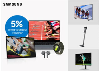 Samsung 5% extra kortingsvoucher voor 500 ING rentepunten
