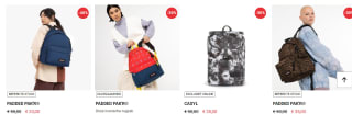 Eastpak rugzakken tot 50% korting in de outlet