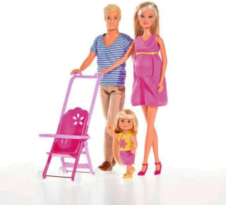 Steffi Love gelukkig gezin poppen speel-set voor €7 bij Amazon
