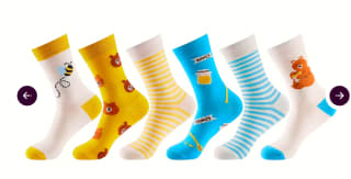 6 Paar Dames Monfoot Grappige Sokken voor €12,95 bij Ibood
