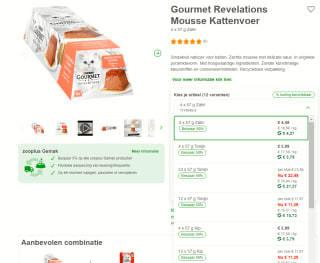 Alle Gourmet Revelations Mousse Kattenvoer 50% korting bij Zooplus