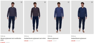15% korting op veel pyjama's bij e5