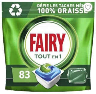Paquet de 83 tablettes pour lave-vaisselle Fairy Original à 51,29€