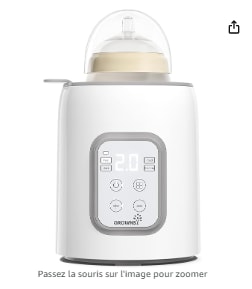 Chauffe Biberon 8 en 1 Grownsy à 24,99€