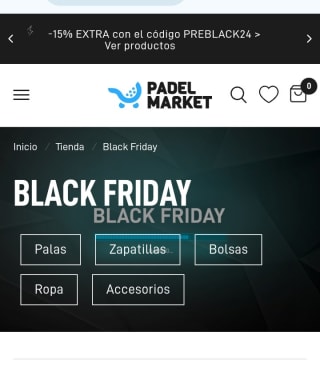 -15% de Descuento Extra en Padel Market.