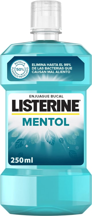 2 Listerines Enjuague Bucal, Mentol, 250 ml por 2,73€
