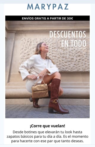 Hasta -80% de Descuento en Marypaz.