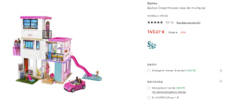 Barbie Dreamhouse casa de muñecas por 145.97€