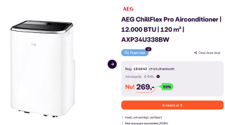 AEG ChillFlex Pro Airconditioner voor €269 bij Ibood