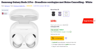 Samsung Galaxy Buds 2 Pro wit voor €109 bij Bol