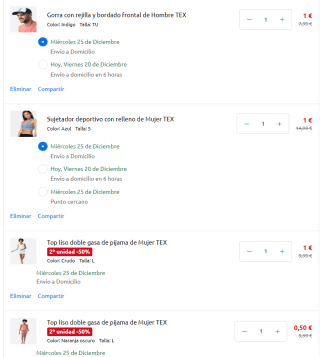 Hasta 95% descuento en ropa y calzado en Carrefour precios de locura