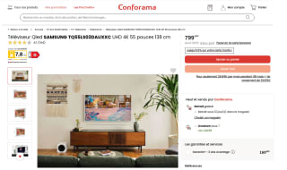 TV The Frame QLED 55'' 2024 TQ55LS03DAUXXC à 799,99€