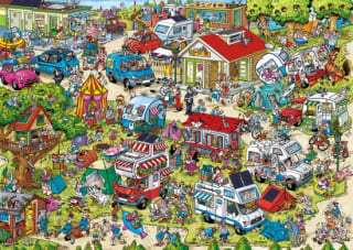 Ravensburger Legpuzzel Holiday Resort 1: The Campsite, 1000st. voor €9,99 bij Bol.com