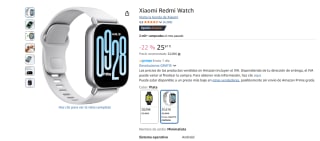 Xiaomi Redmi Watch 5 Active por 25,61€