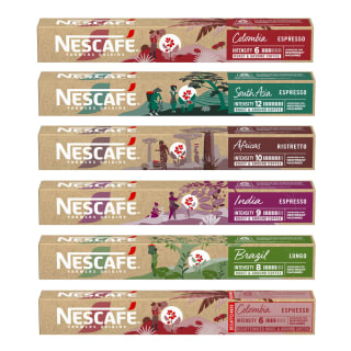 120 cápsulas Pack variado - 12x10 cápsulas - Nescafé Farmers Origins por 30,06€