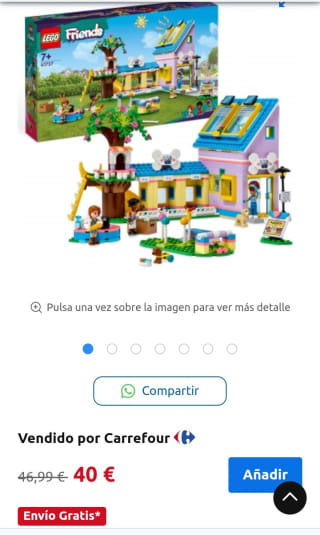 LEGO Friends - Centro de Rescate Canino + 7 años por 40€.