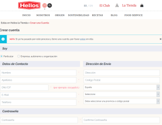 Cupón de 5€ gratis para compra en Helios