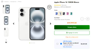 iPhone 16 128GB por $14,999 | Doto con BBVA y MP