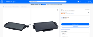 Parrilla Eléctrica Nex XGH100020 por $15.290