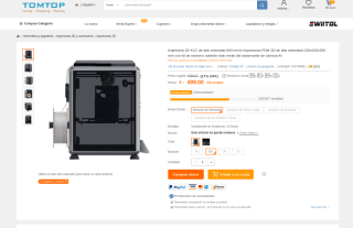 Impresora creality K1C por 479€