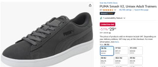 PUMA Sneakers Puma Smash v2 voor €29,50 bij Amazon