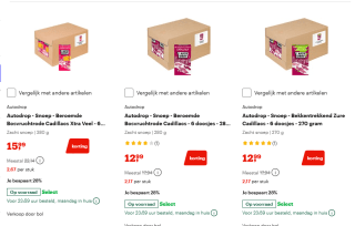 Tot 25% korting op alle soorten Autodrop Cadillac bij Bol