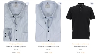 Heren merkkleding met 70% korting bij Hemdvoorhem