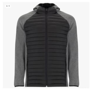 Chaqueta de hombre combinada en dos tejidos, cómoda y ligera por 10.5€