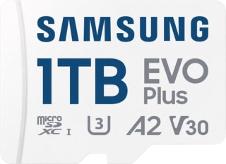 Samsung EVO Plus Micro SD Kaart 1TB voor €72,99 bij Bol
