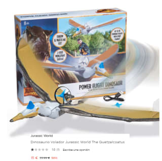 Dinosaurio Volador Jurassic World The Quetzalcoatus por 15€
