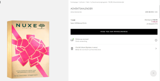NUXE Adventskalender (vegan beauty adventskalender) voor €68,65 bij Douglas