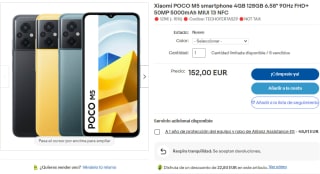Xiaomi POCO M5 de 4GB/128GB por 129,20€