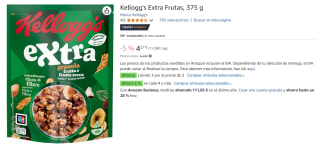 3 Paquetes de Kellogg's Extra Frutas, 375 g por 8.31€