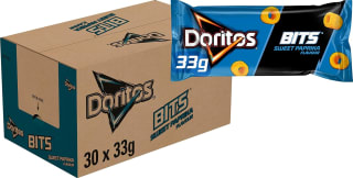 Doritos Bits Sweets Paprika Chips doos met 33 zakjes voor €9,49 bij Amazon