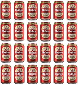 24 Latas Mahou 5 Estrellas Sin Gluten 33cl por 11,45€