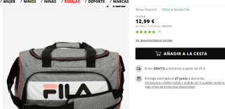 Bolsa deportiva Fila Minus por 12.99€