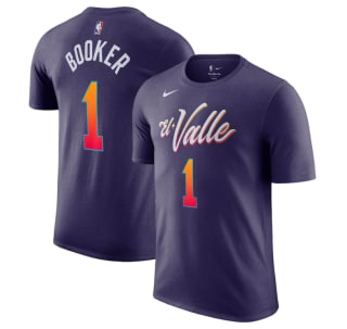 Camiseta para Hombre Nike City Edition de los Phoenix Suns con el Nombre de Devin Booker por 33.15€