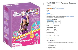 PLAYMOBIL 70384 Viona met chocolade hanger voor €4,36 bij Amazon