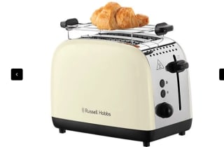 Tostadora RUSSELL HOBBS Colours Plus 1670W 2,0 ranuras 2,0 rebanadas 6 niveles tostado Cream por solo 39€